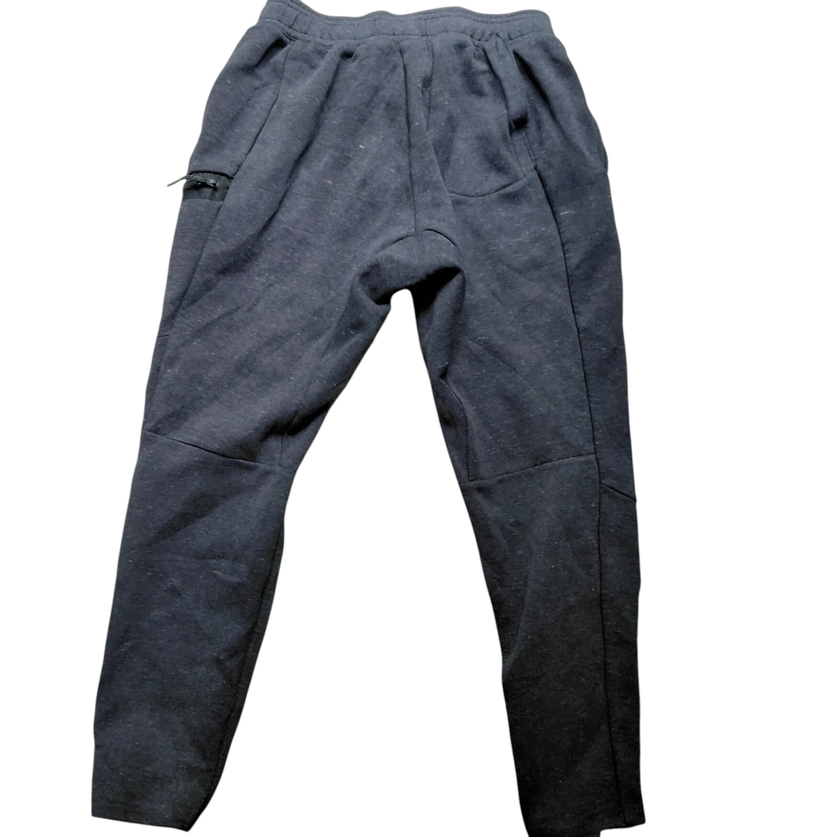 Nike Joggers Mens Charcoal Cotton Fleece Logo Cargo Sweatpants Pullover