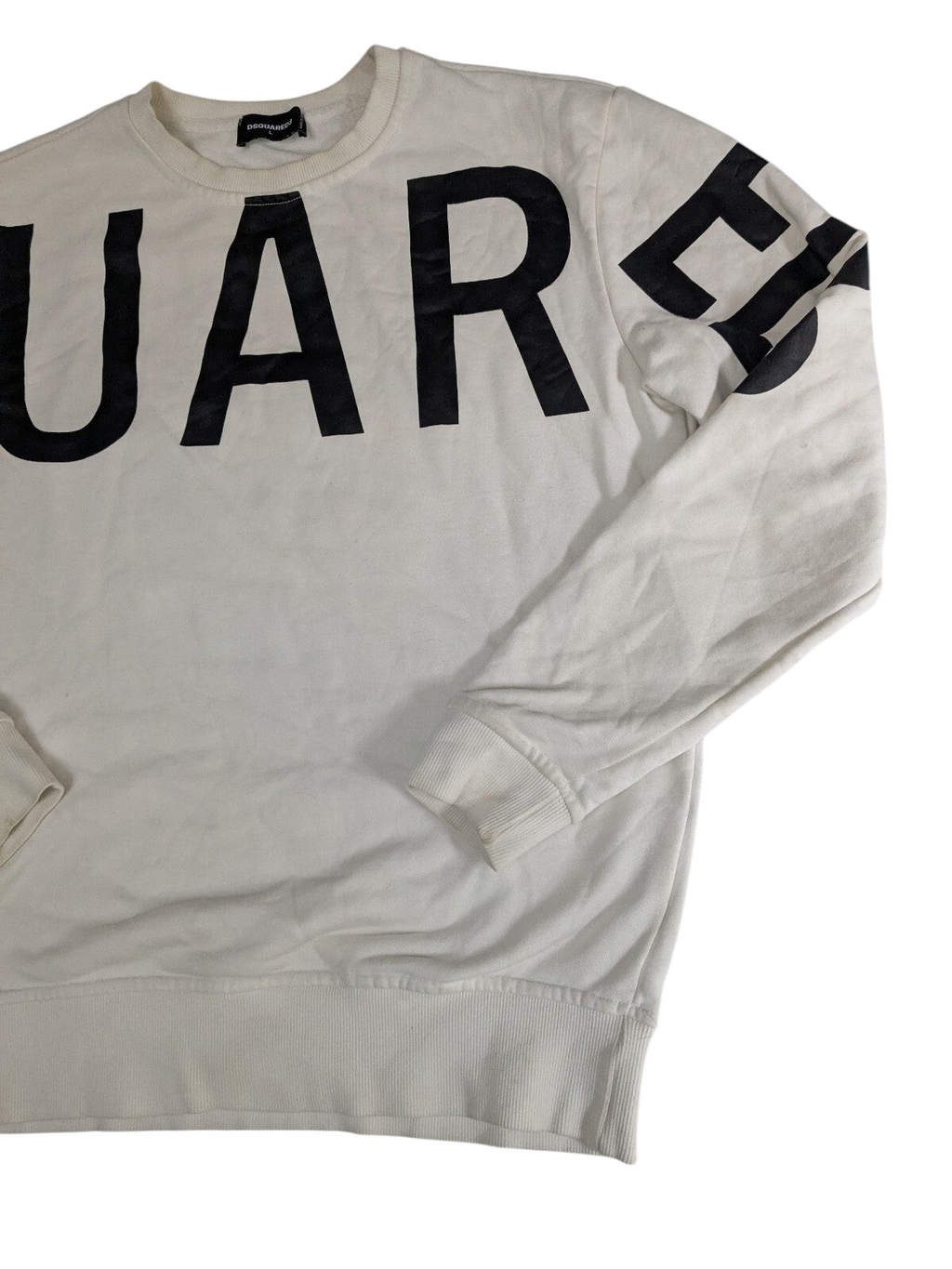 Dsquared2 white logo sweatshirt