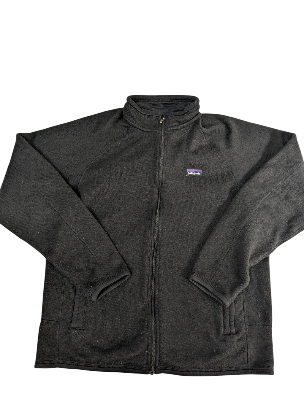 Patagonia black full zip fleece jacket