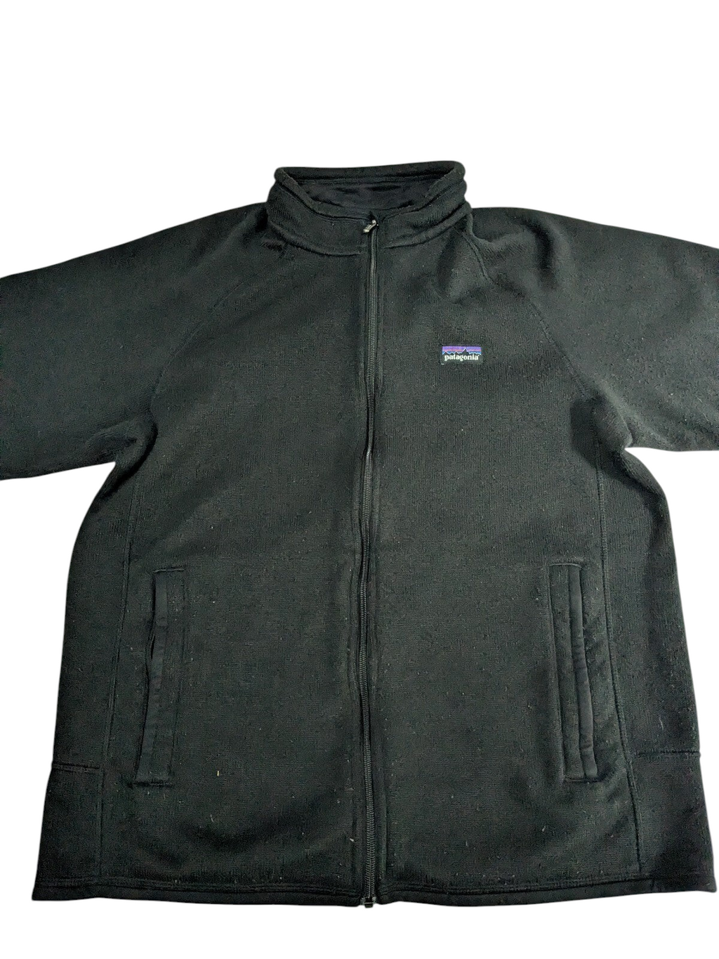 Patagonia black full zip fleece jacket