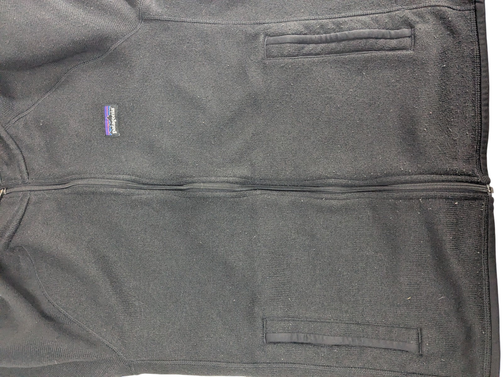 Patagonia black full zip fleece jacket