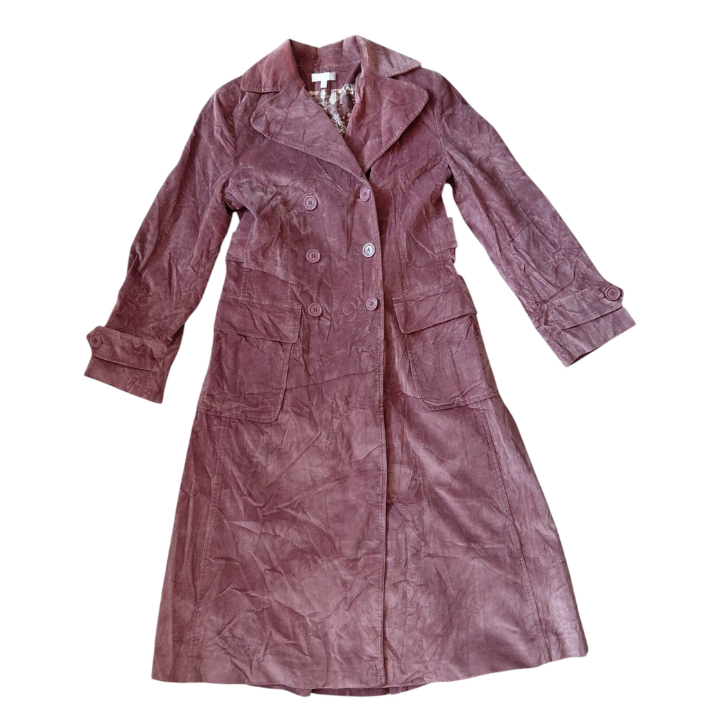 Kookai faux suede trench coat Size UK 14  FR 42 EURO 40 RRP £180