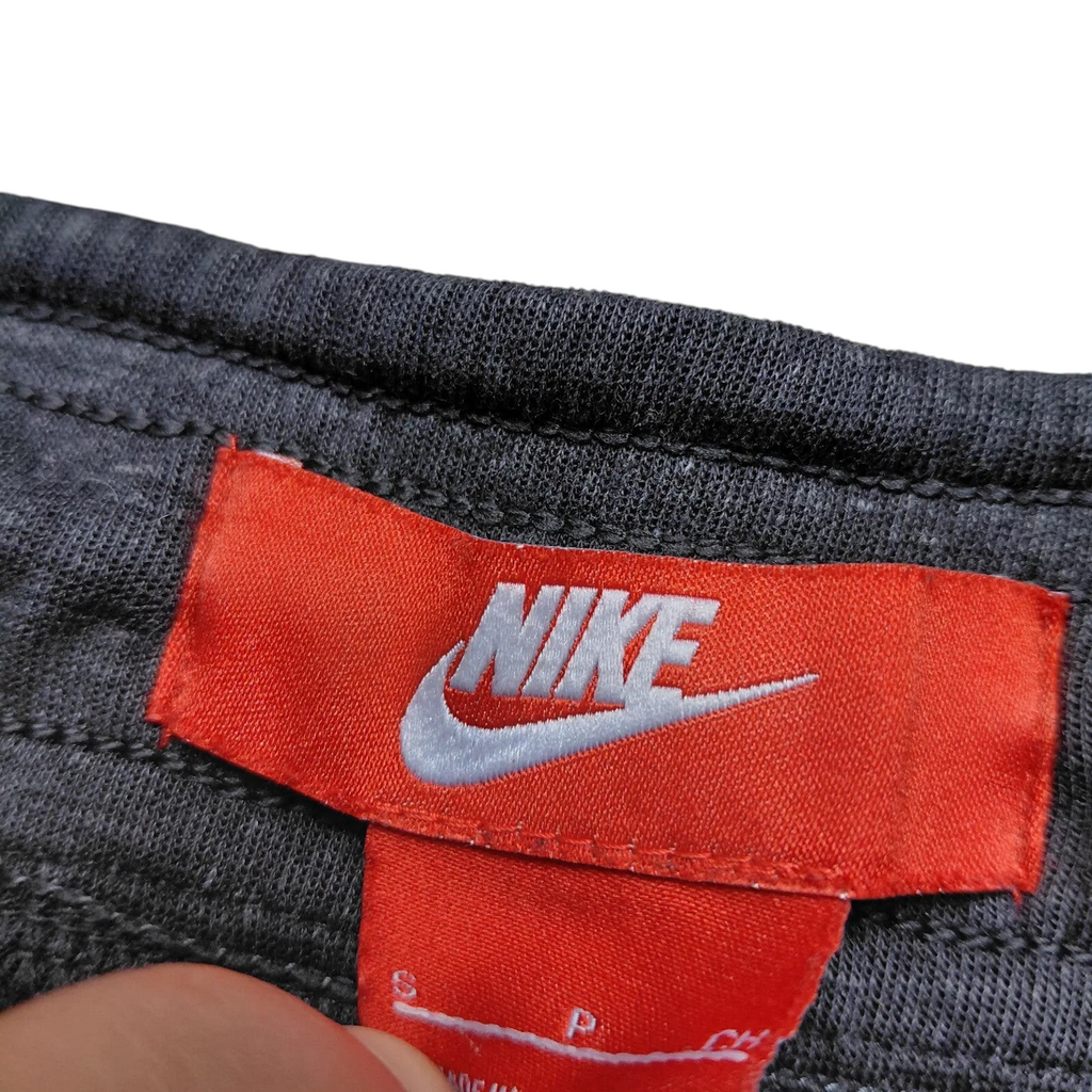 Nike Joggers Mens Charcoal Cotton Fleece Logo Cargo Sweatpants Pullover