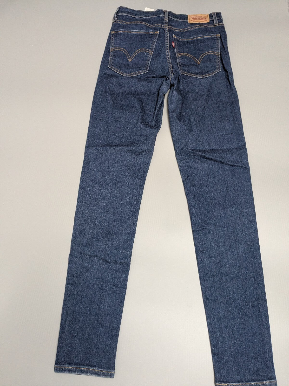 Levi's Jeans Womens W29 L32 Dark-Wash 710 Super-Skinny Denim