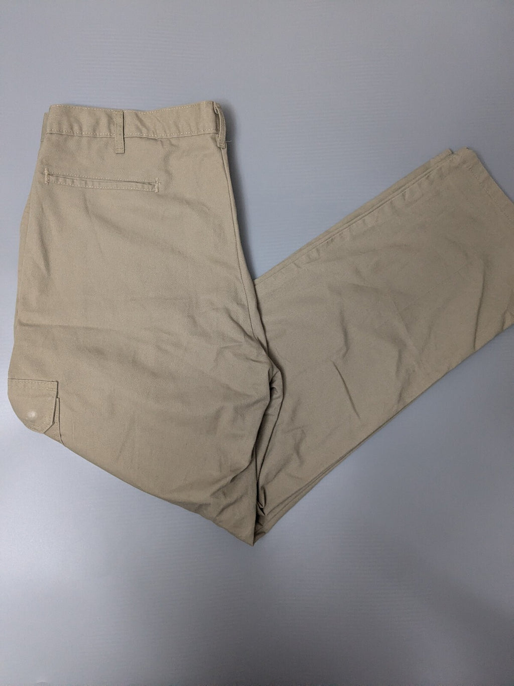 Dickies Cargo Pants Mens W38 L32 Beige Loose Fit Industrial Workwear