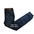 My Store Levi's 720 high rise super skinny jeans in mid blue wash denim with leather back patch