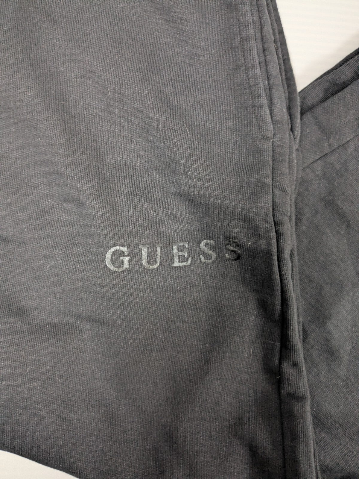 Guess Joggers Womens XS Black Elastic-Waist Sweatpants Activewear