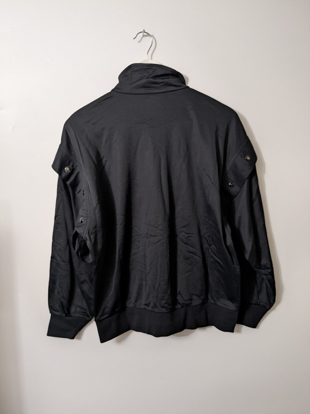 Campagnolo Track Jacket Mens L Black Green Geometric Retro Full-Zip