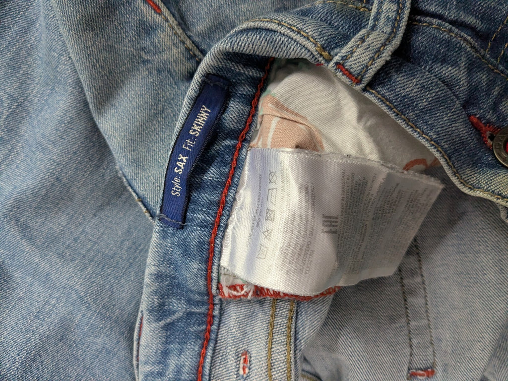 GAS Jeans Womens W26 L32 Light-Wash Denim