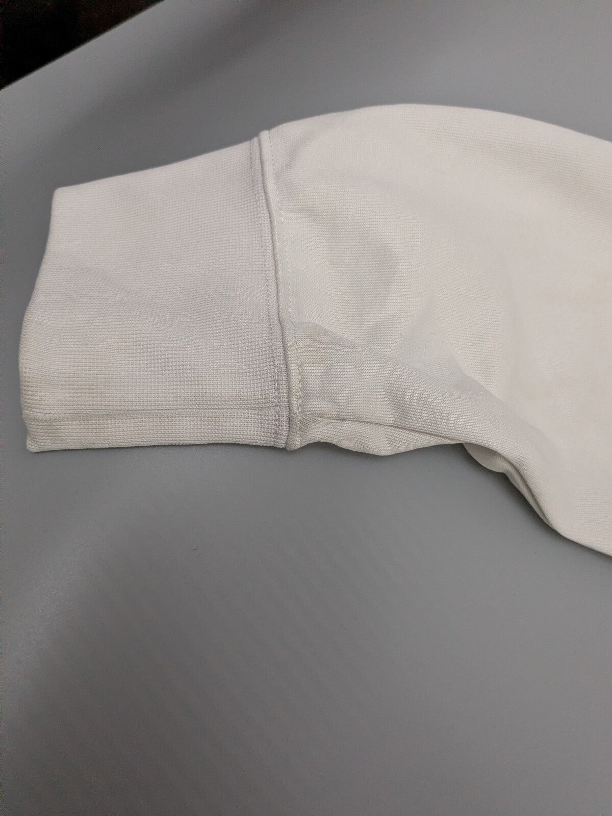 Nike Hoodie Mens M White Logo-Tape Full-Zip Sweatshirt