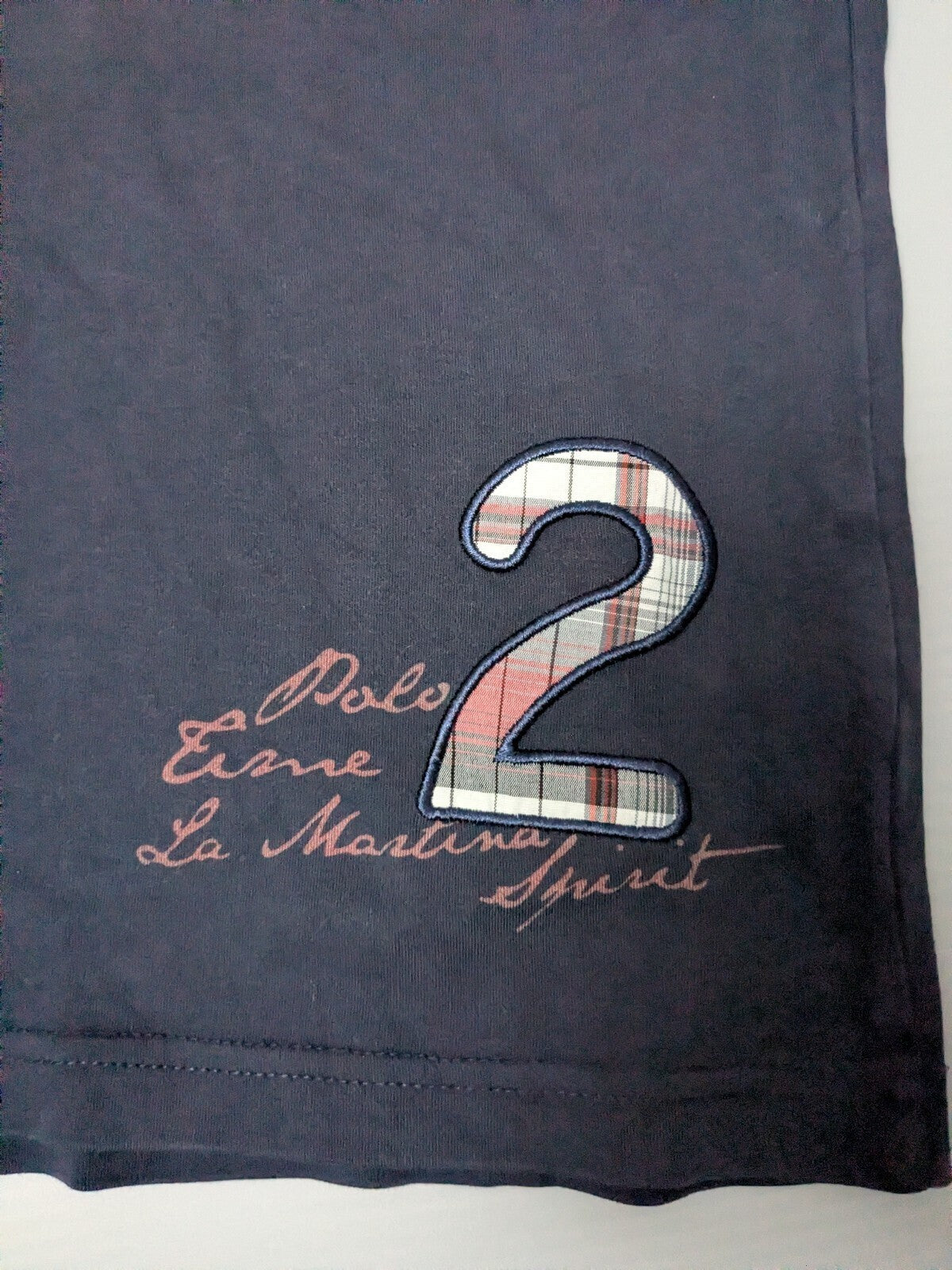 La Martina Polo Shirt Mens XXL Navy Short-Sleeve Cotton