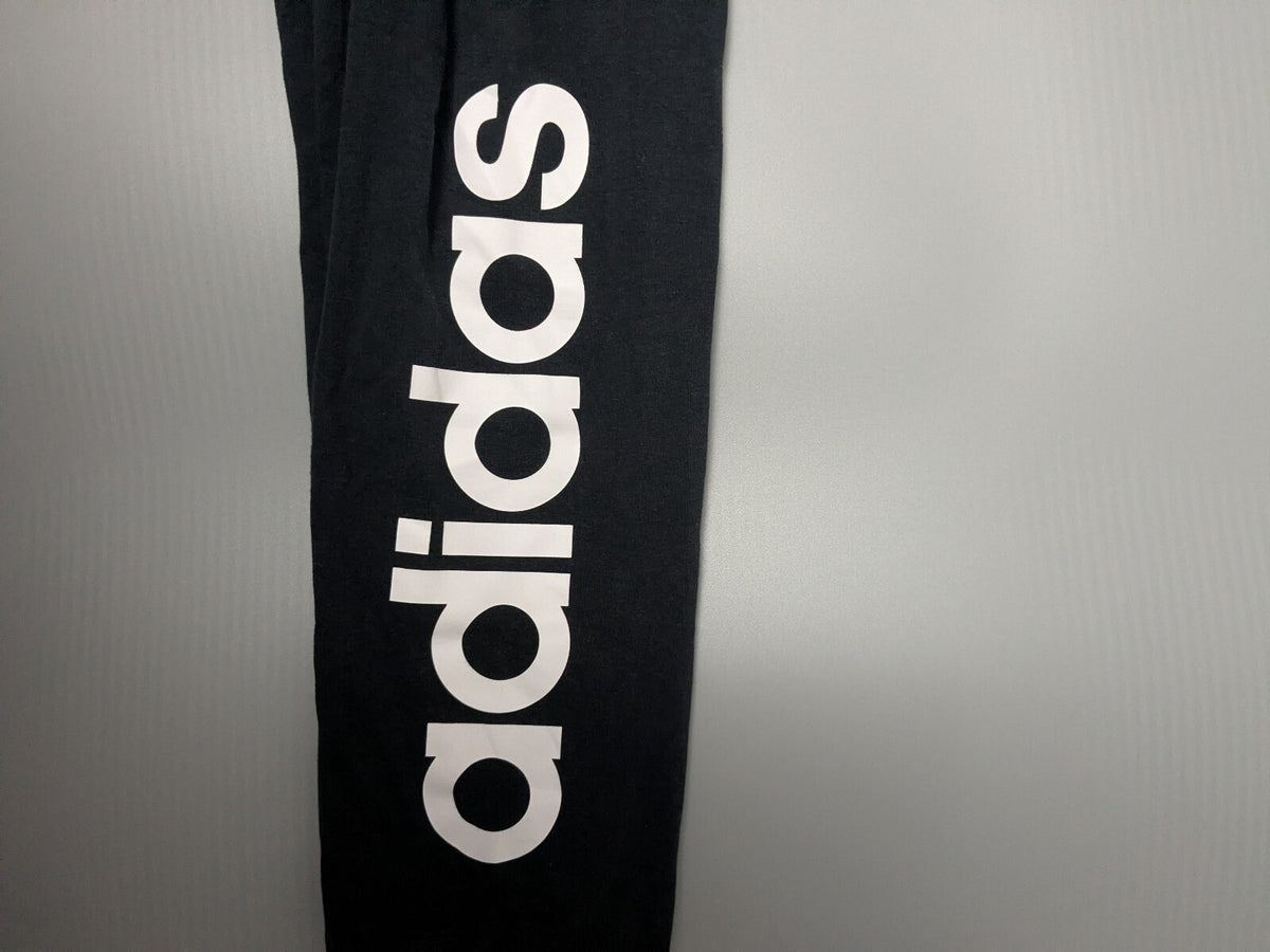 Adidas Leggings Womens UK 6 8 Black Gym Workout Activewear