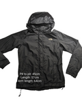 My Store The North Face black waterproof DryVent hooded shell jacket for women in size small