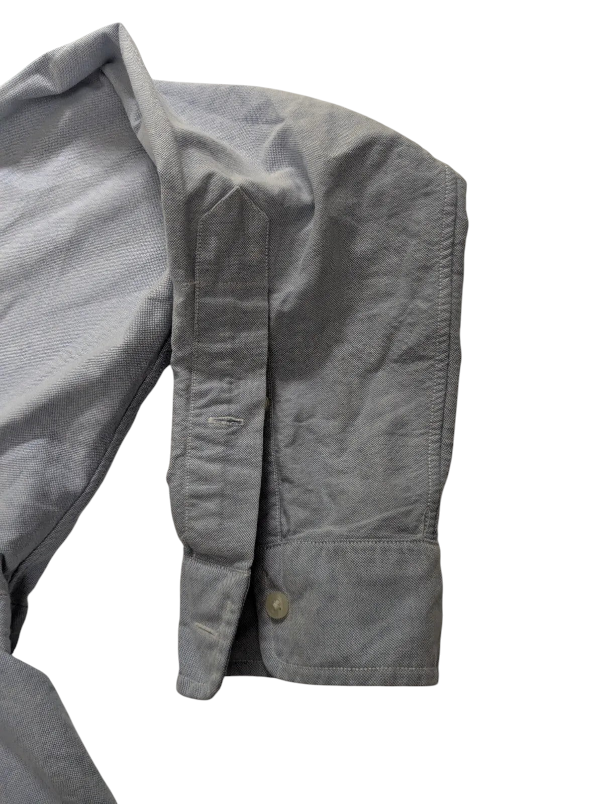 My Store light blue Ralph Lauren cotton button down shirt sleeve with cuff and button detail