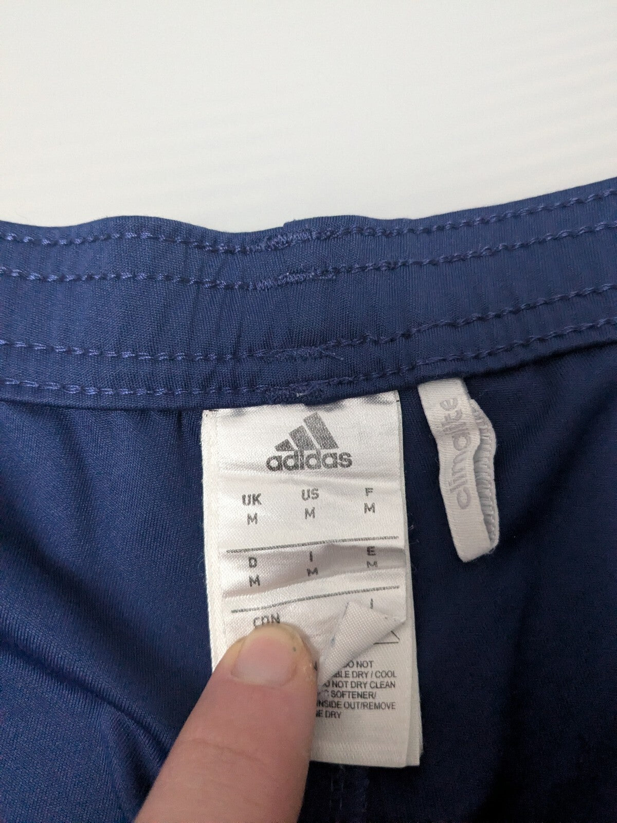 Adidas Shorts Mens W32 Blue Gym Workout Y2K Sports