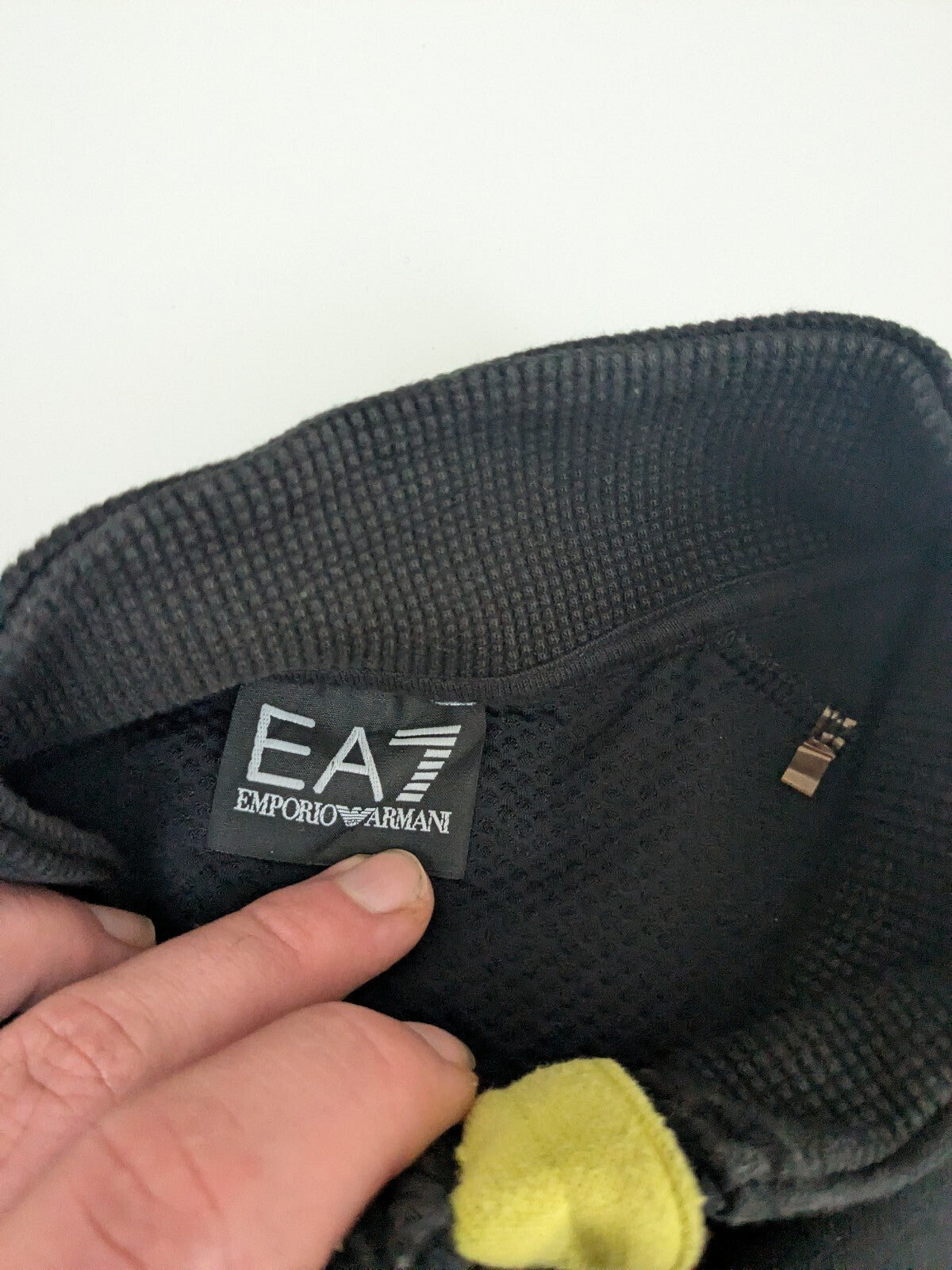 EA7 Emporio Armani Track Jacket Mens M Black Full-Zip Sweatshirt Activewear