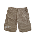 My Store beige Columbia Omni-Shade cargo shorts in ripstop nylon with sun protection and side pockets