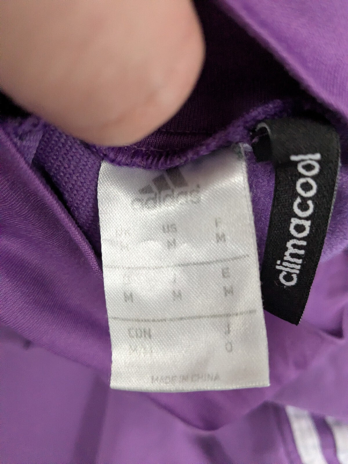 Real Madrid 2016/17 Adidas Training Drill Top Purple Size M