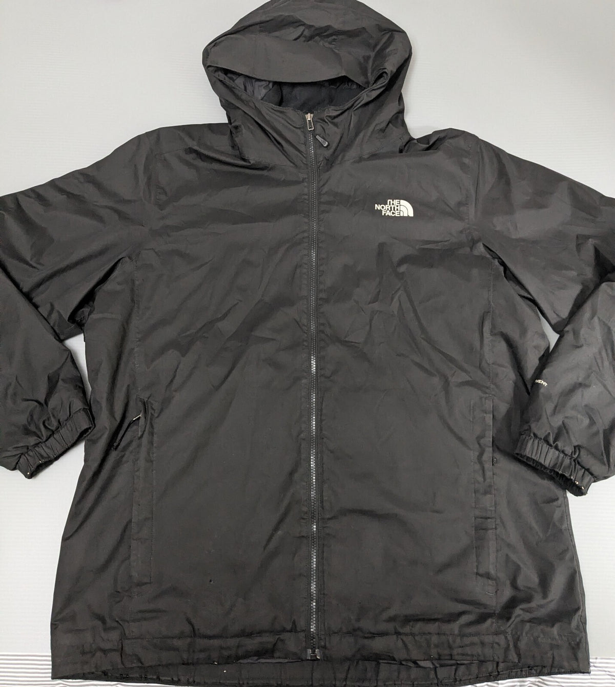 The North Face black hooded jacket