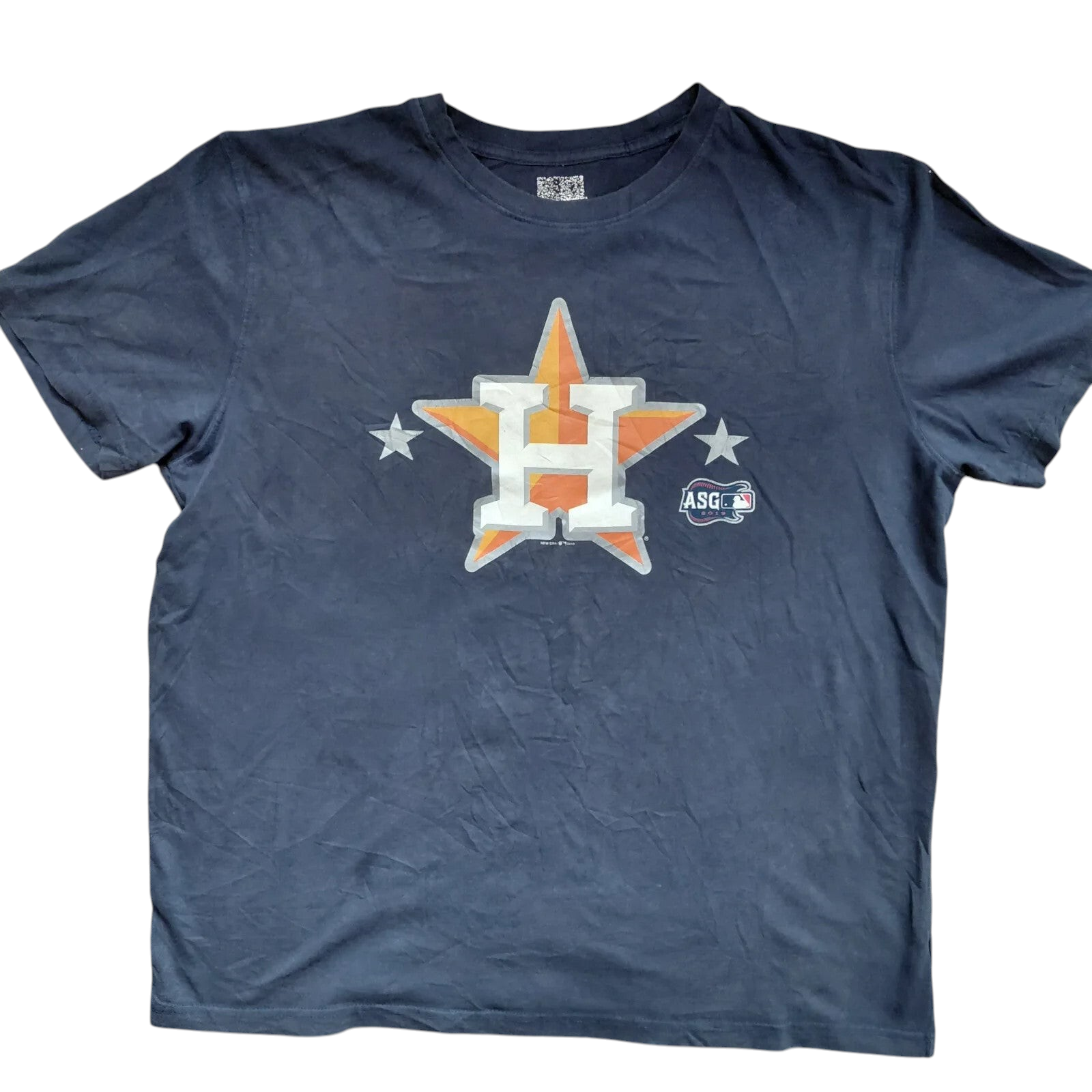 My Store navy Houston Astros cotton graphic t-shirt with MLB All-Star Game logo