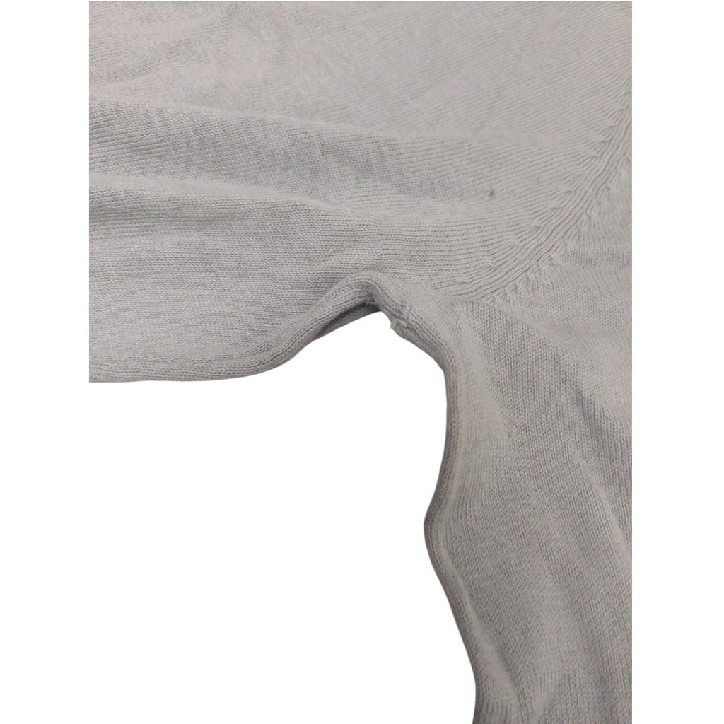Patrizia Pepe Top Womens M Light Grey V-Neck Long Sleeve