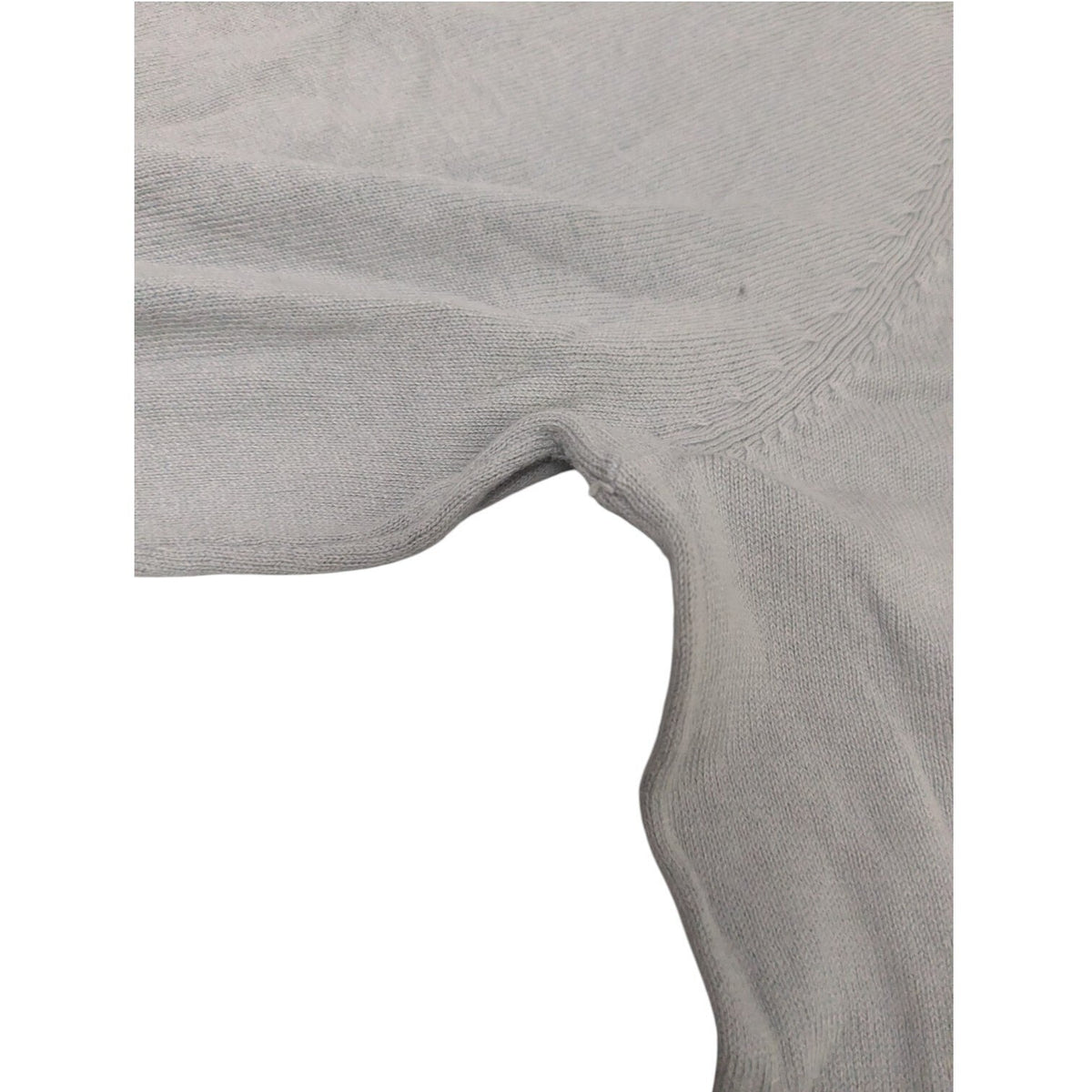 Patrizia Pepe Top Womens M Light Grey V-Neck Long Sleeve