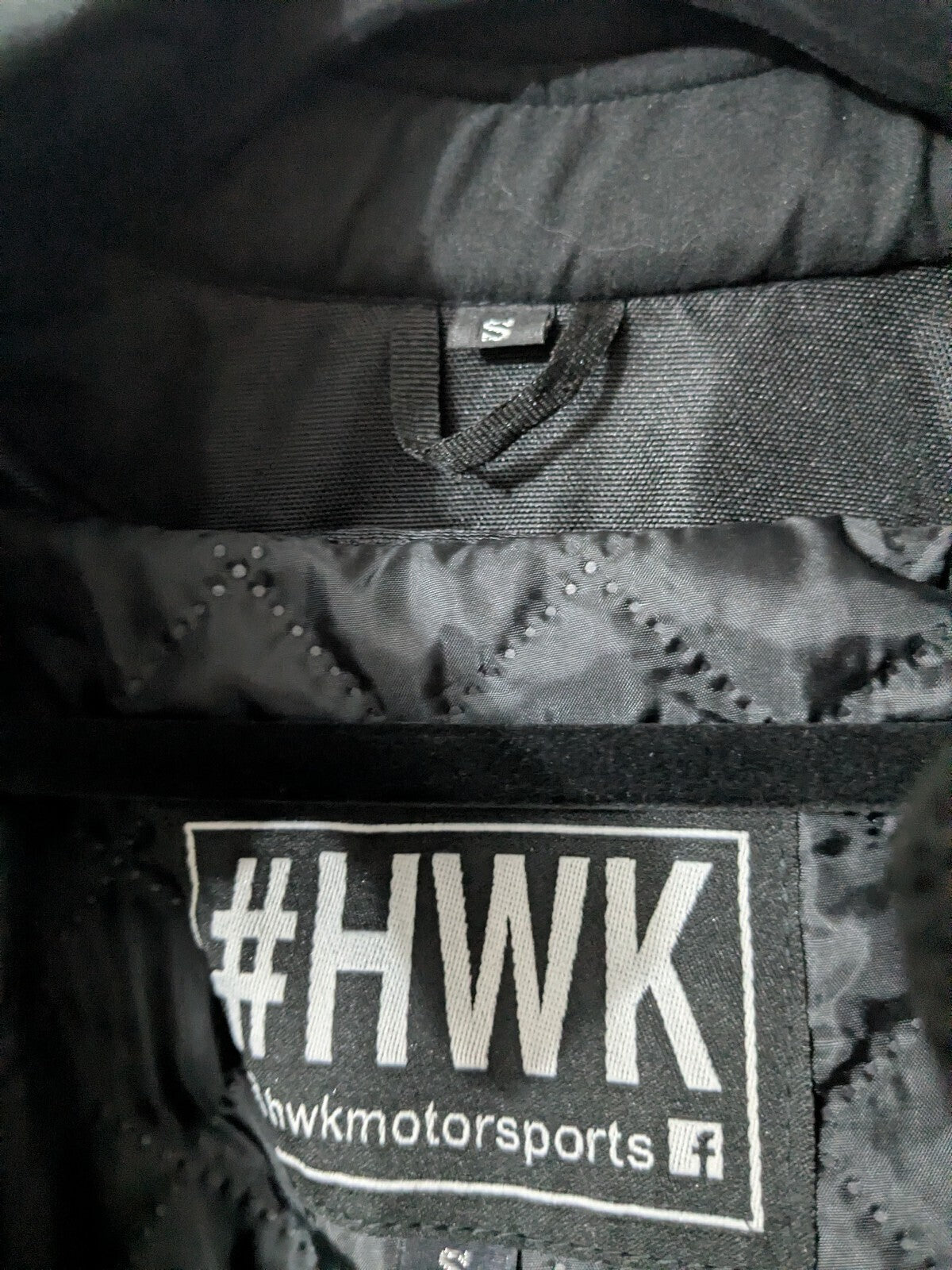 HWK Motorcycle Jacket Womens S Black Pink Armored Air-Vent Riding